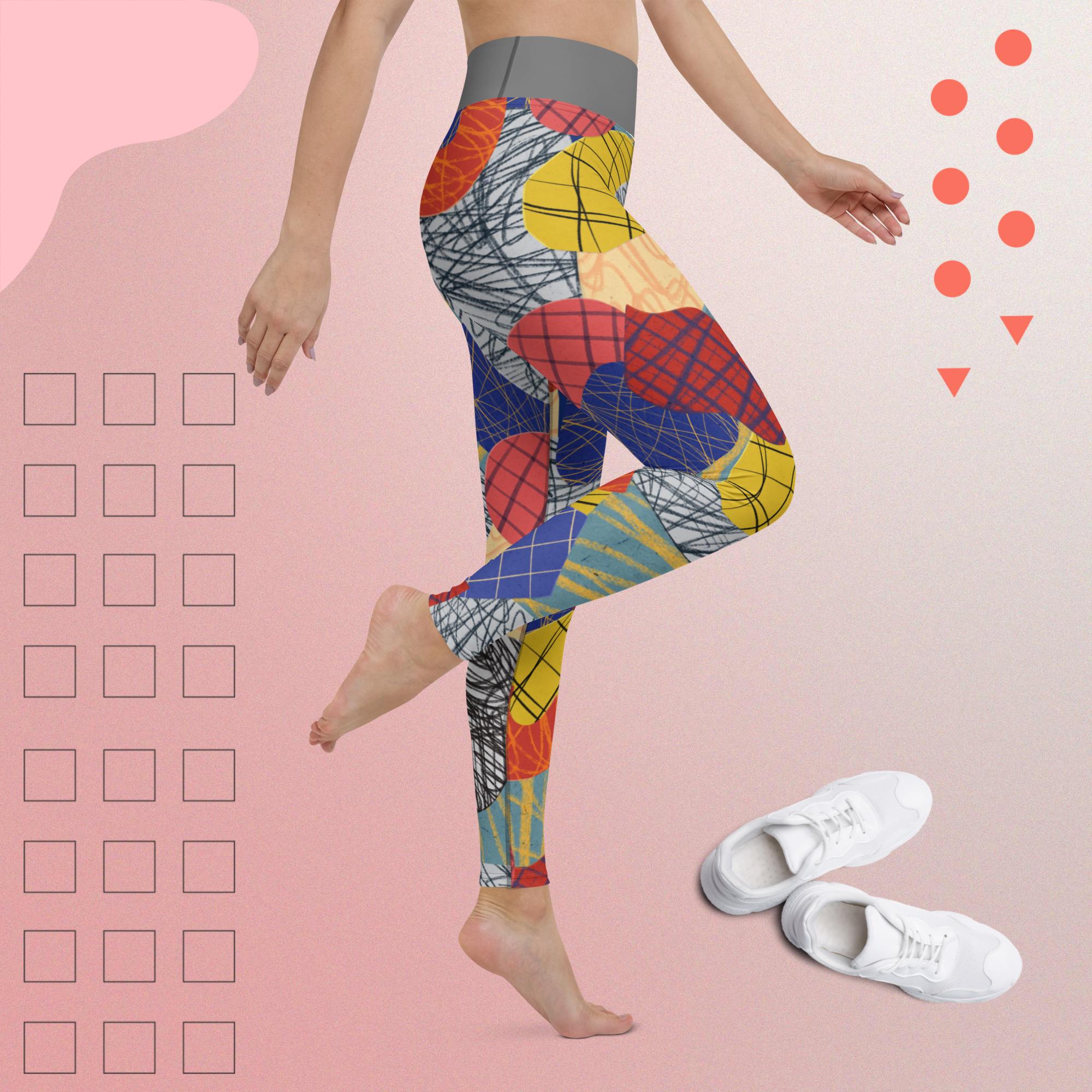 Sporta legingi ar apdruku "Emily" XS - XL