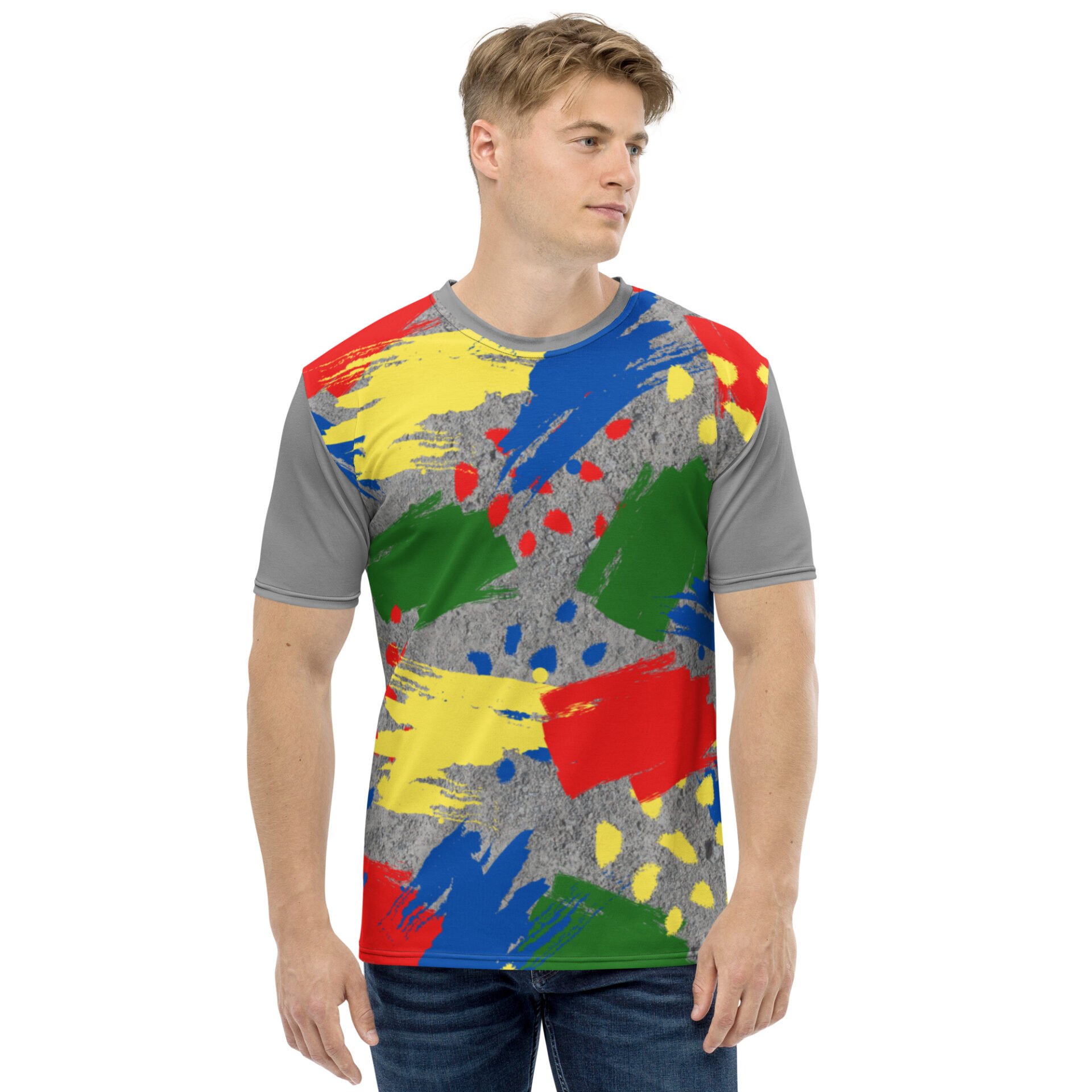 Krāsains vīriešu T-krekls “Pictor” XS – 2XL