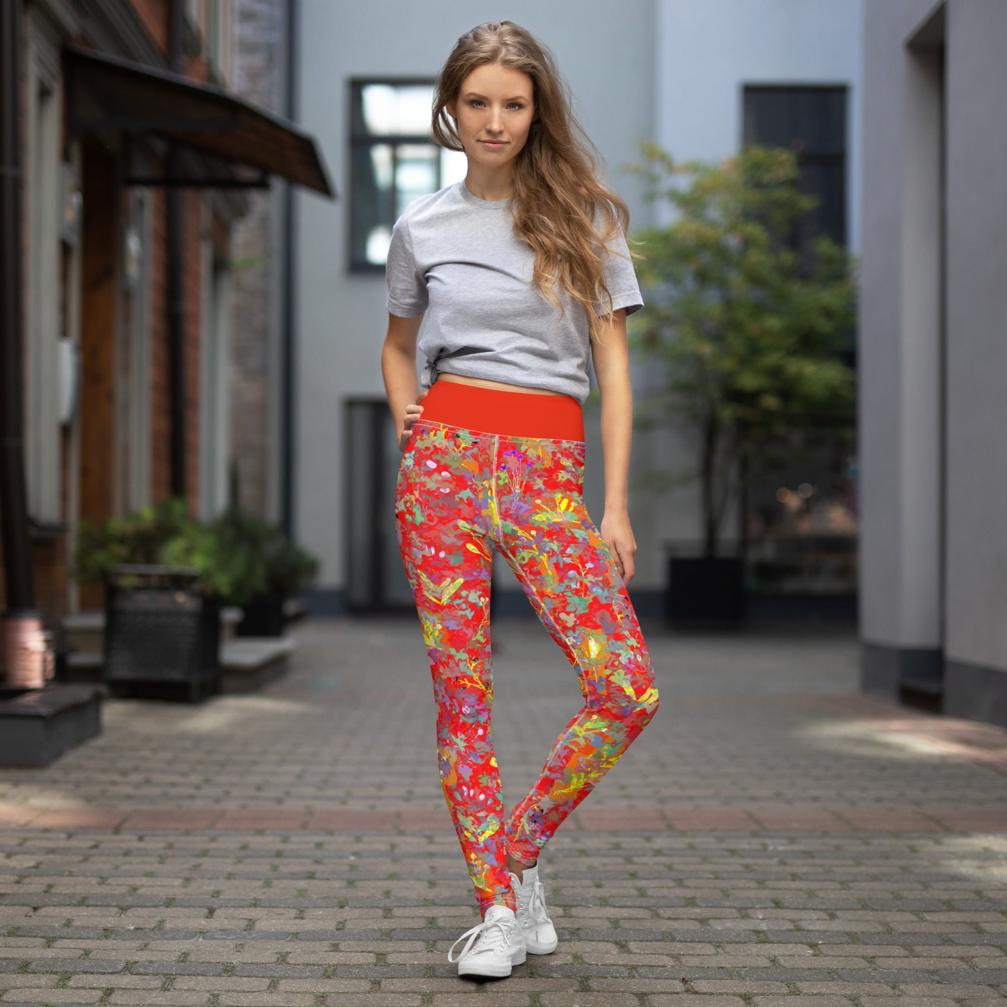 Sporta legingi ar apdruku "Bella" XS - XL
