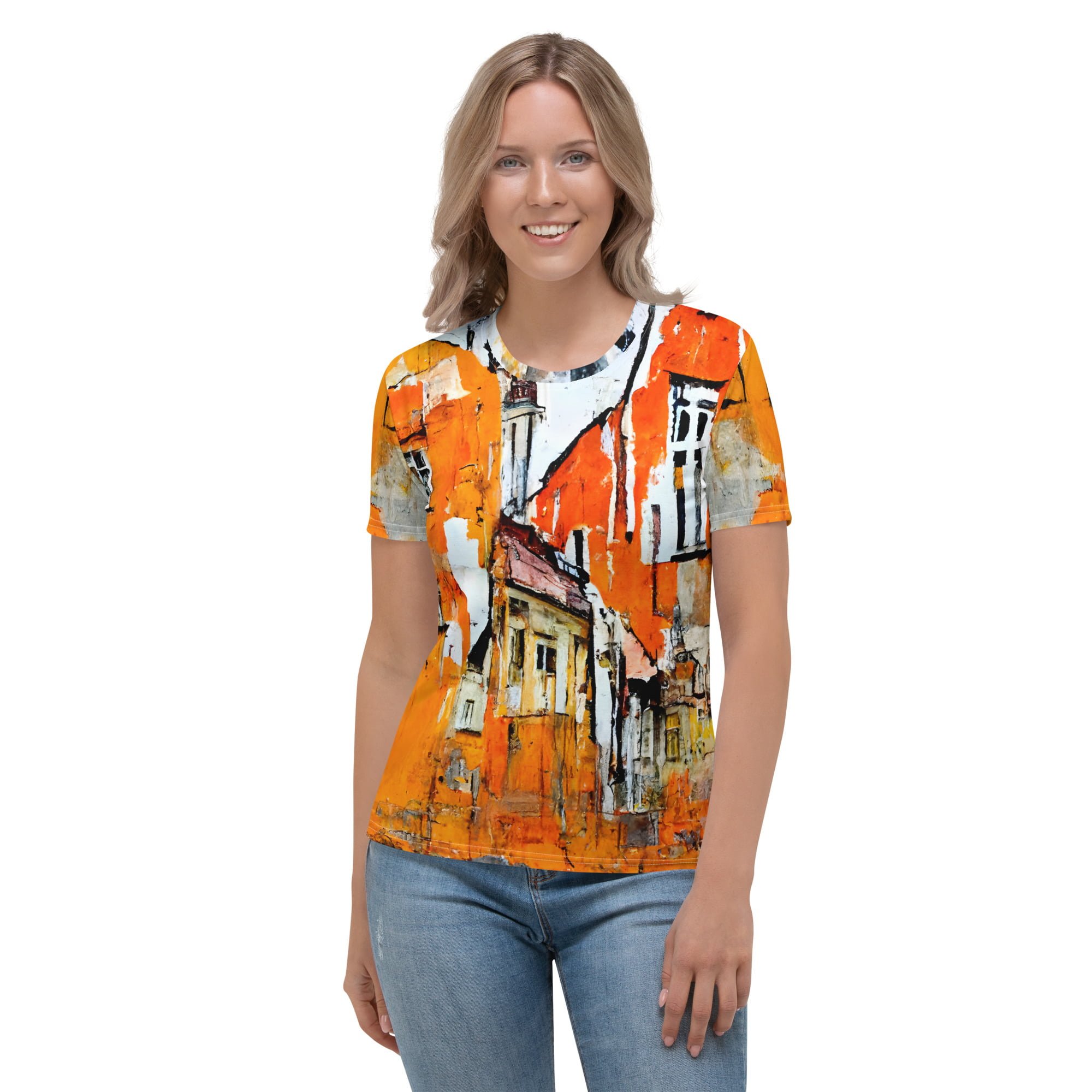 Sieviešu T-krekls ar apdruku “Ambertown” XS – 2XL