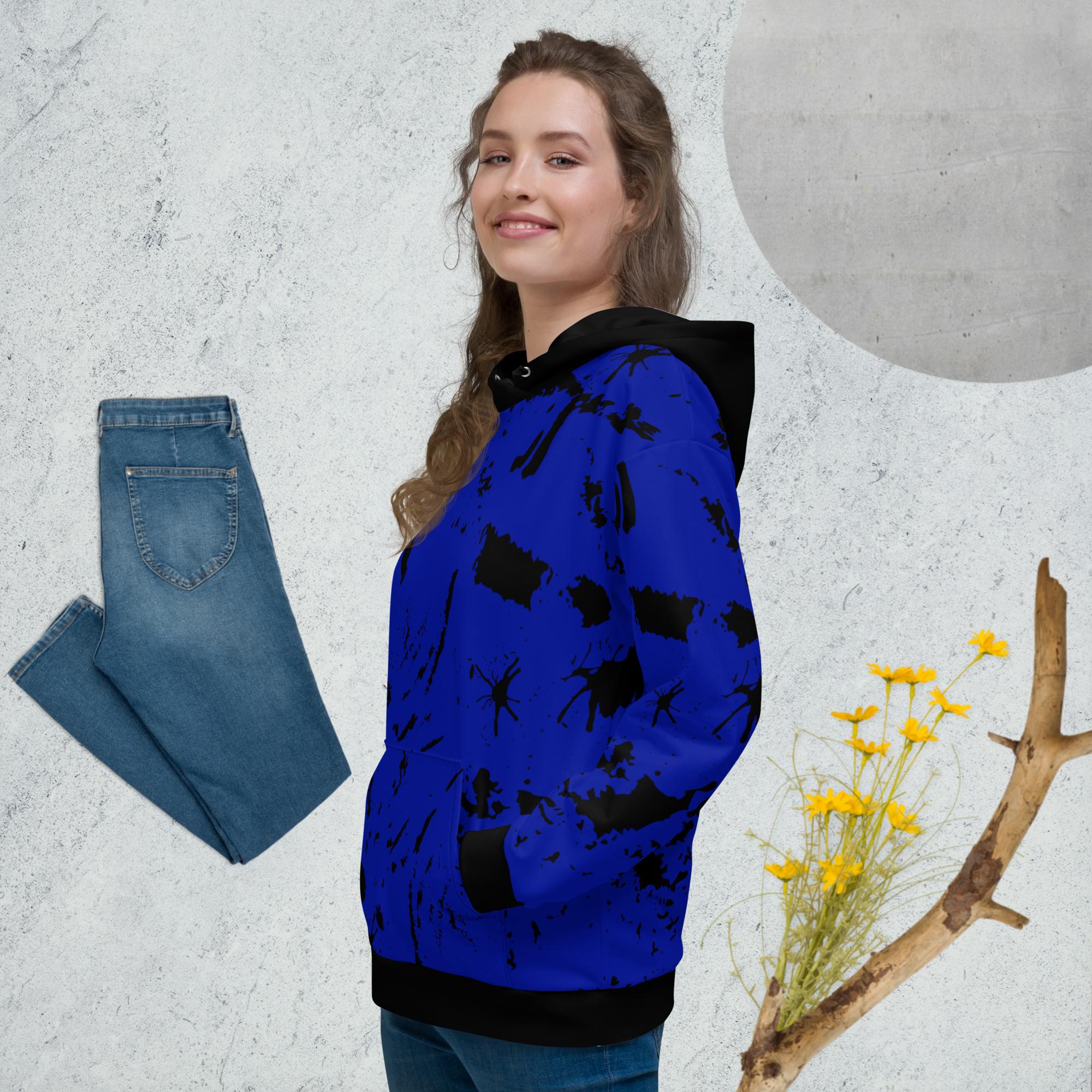 Hūdijs ar apdruku “Logan” zils 2XS – 6XL