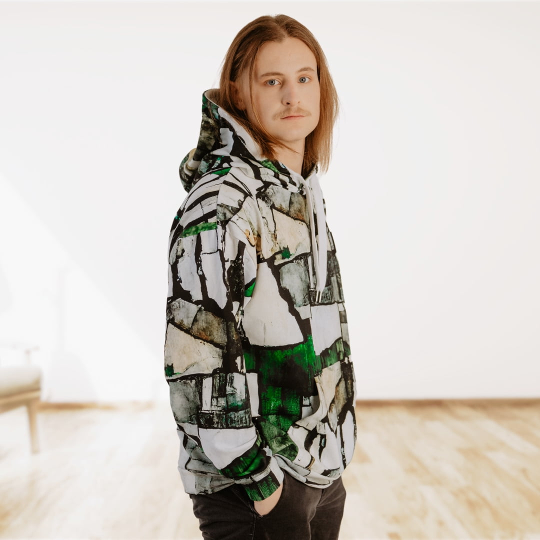 Unisex hūdijs ar apdruku “Allegro” XL