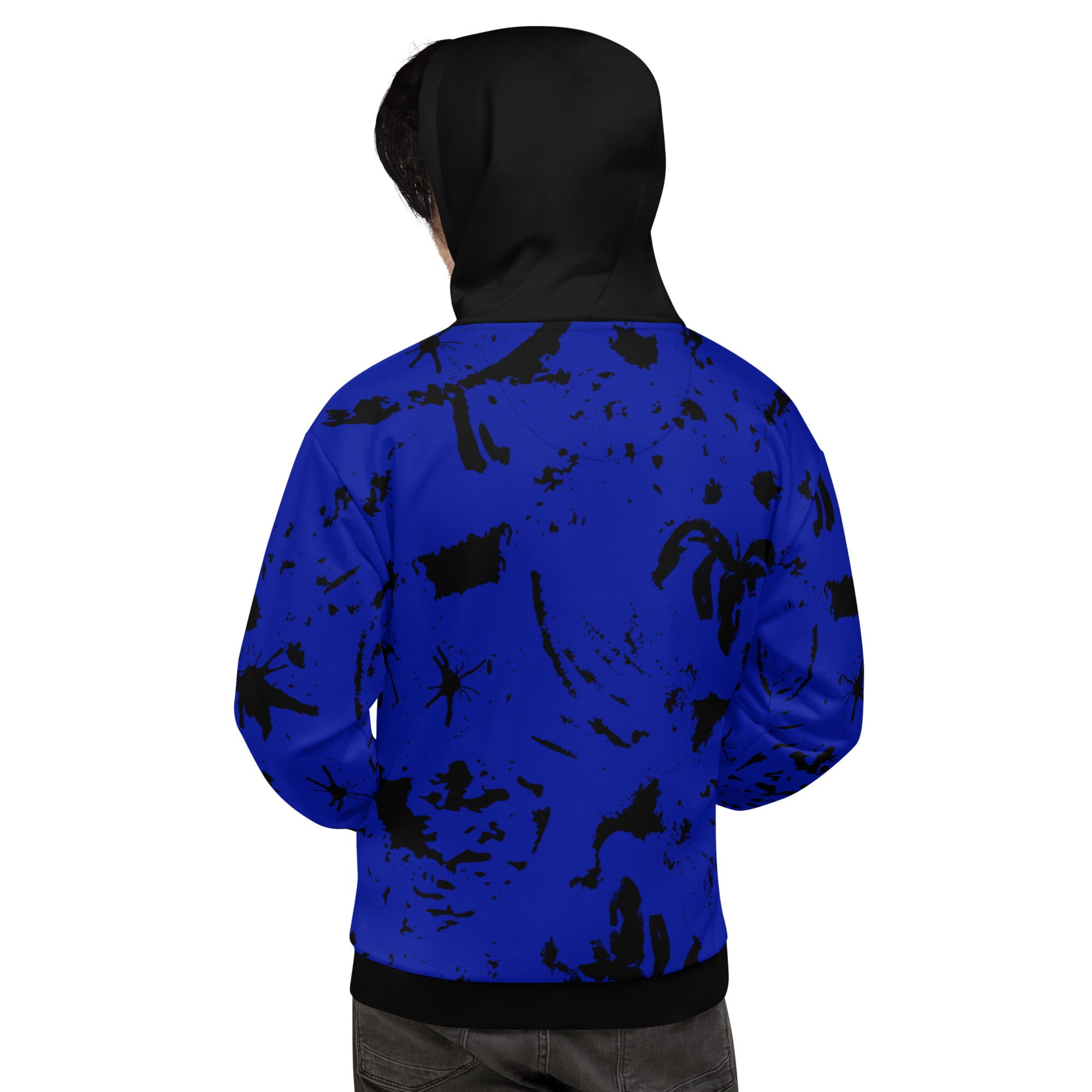 Hūdijs ar kabatu "Logan" zils 2XS - 6XL