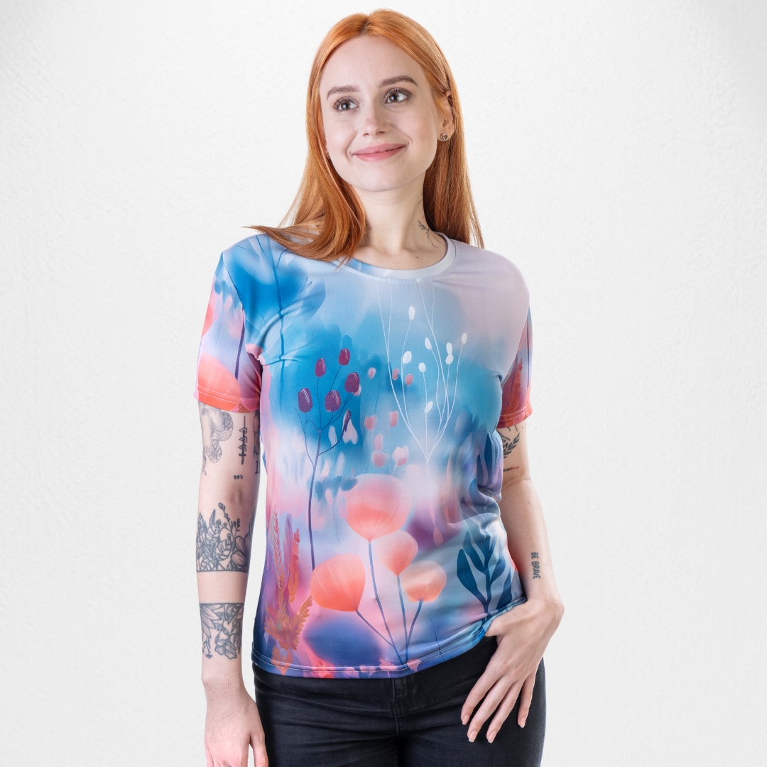 Sieviešu T-krekls ar apdruku “Viola” XS – 2XL
